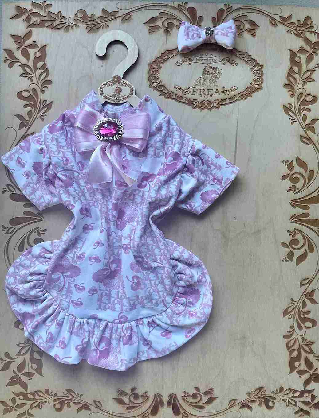 Рокличка и панделка “My Yorkie Fashion Icon collection by FREA”